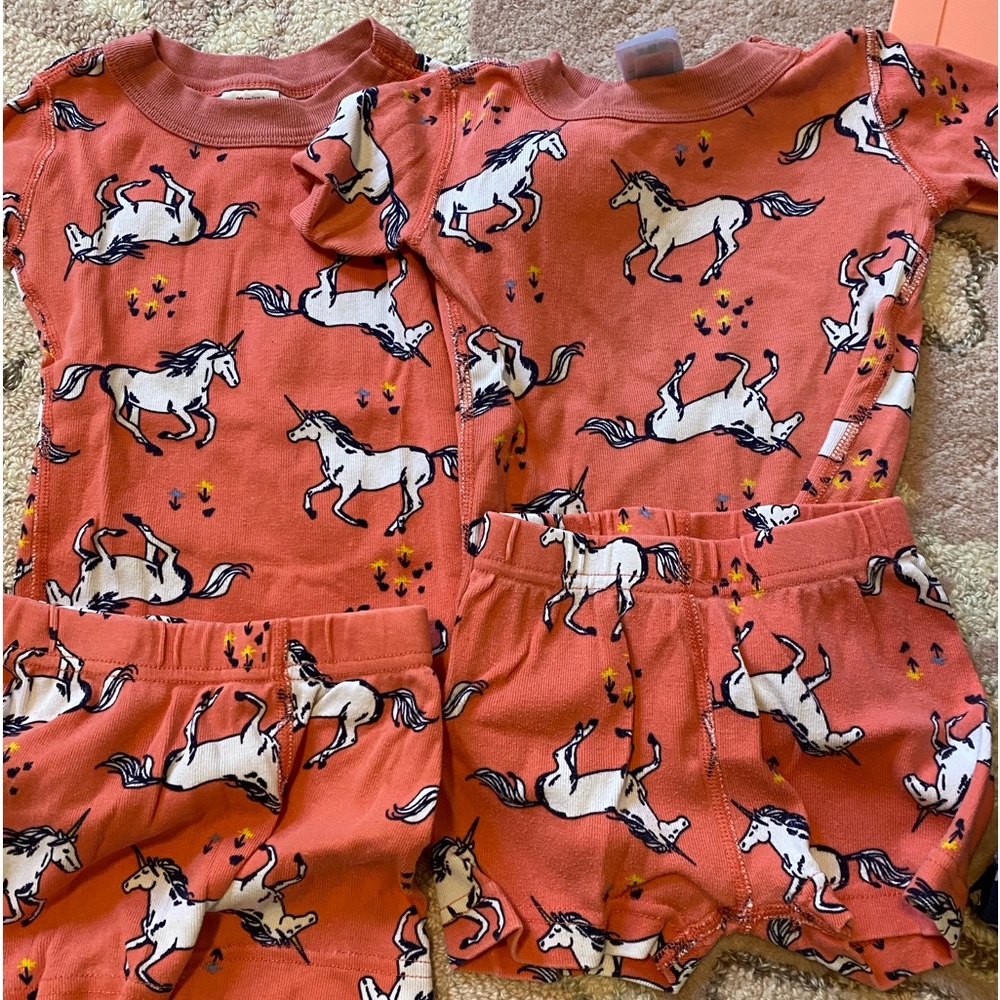 3t Hanna Anderson unicorn pajamas